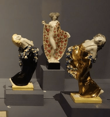 Scénographie avec, de Michael Powolny, Danseuses, c. 1907 - 1910. 