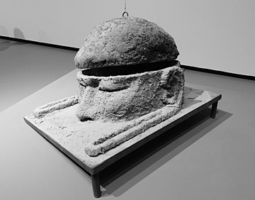 Zhang Huan, Sudden Awakening, acier et cendres, 2006. Photo © FDM, 2016.