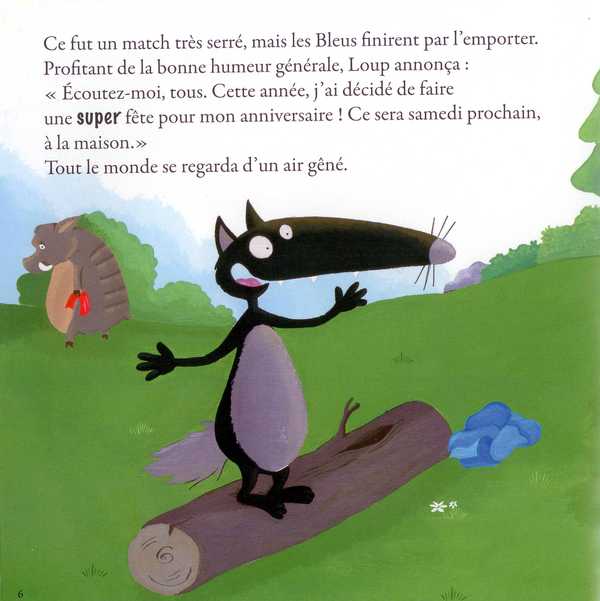 Le loup qui fêtait son anniversaire – Orianne Lallemand et Eléonore